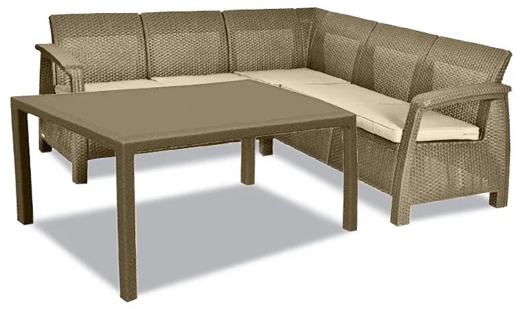 Set de mobilier de grădină Corfu Relax cu masă melodică