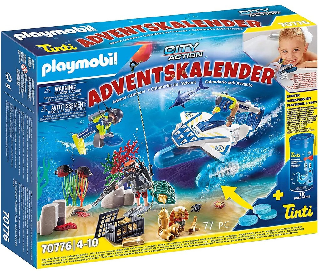 CALENDAR CRACIUN - POLITIA SUB APA - PLAYMOBIL CHRISTMAS (PM70776)