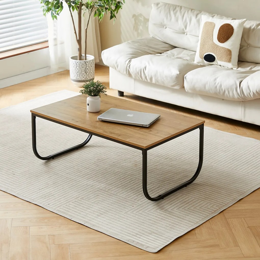 Masă elegantă de conferință cu picioare în formăde U, 100 x 60 x 40 cm