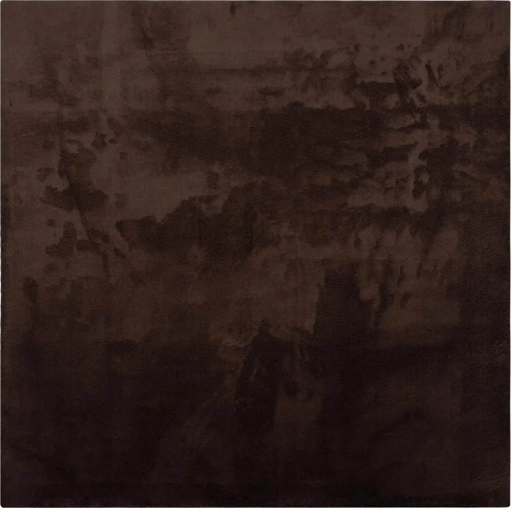 vidaXL Covoare de zonă Pătrat HUARTE Maro 120 x 120 cm Poliester