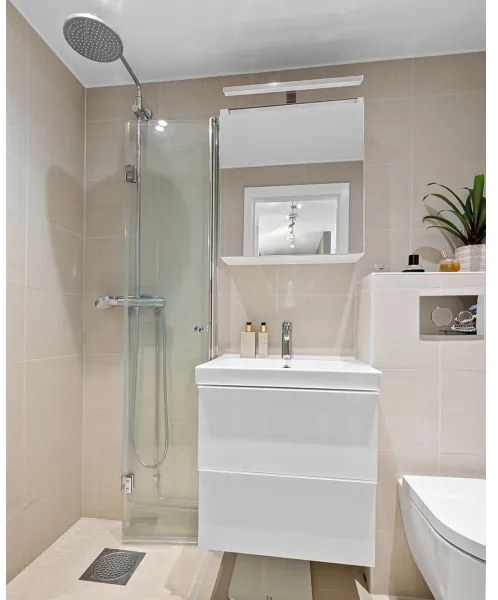 Aplică LED pentru oglindă de baie LED/8W/230V 4000K 50 cm IP44 crom