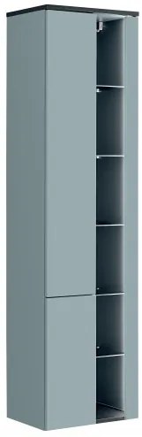 DULAP BAIE MENT INALT CU RAFTURI SI 2 USI, BAHA, L45XA33XH170 CM