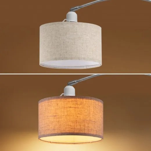 Deuba Lampă cu arc de design - reglabilă 150-175cm