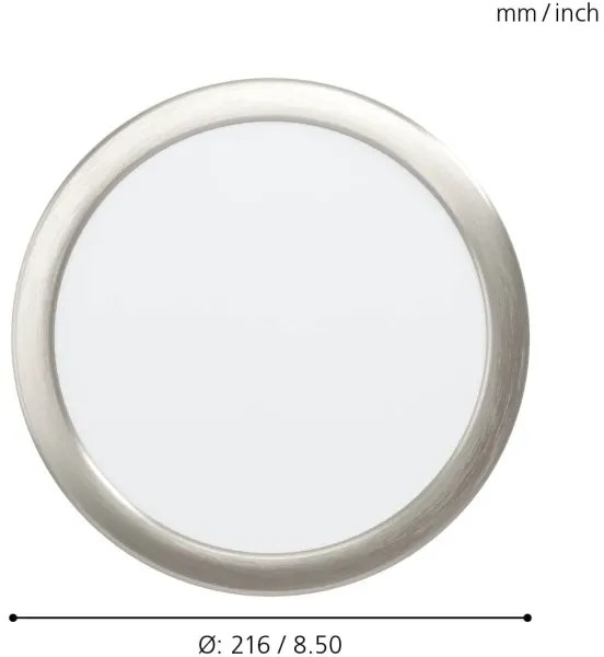 Eglo 98844 - Lampă de baie LED dimabilă FUEVA-Z LED/16,5W/230V IP44