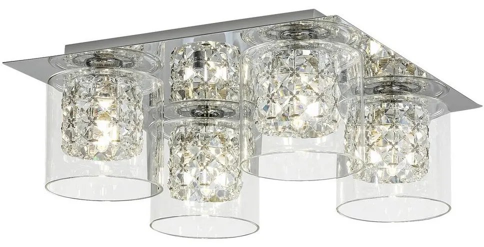 Plafonieră de cristal DUCHESS 4xG9/40W/230V Rabalux 3115