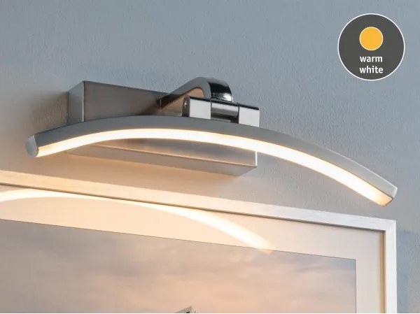 Paulmann 95556 - Lampă LED pentru tablouri BENTO, 6 W, 230 V, 30 cm, crom mat