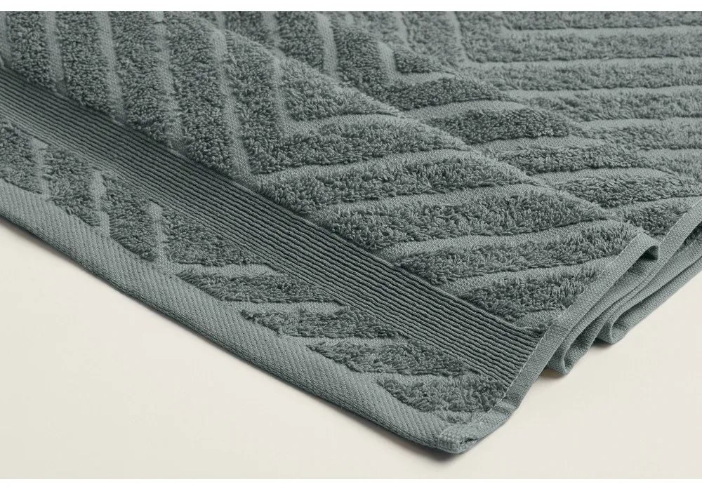 Prosoape galbene-gri 4 buc. din bumbac din frotir 50x90 cm – Foutastic