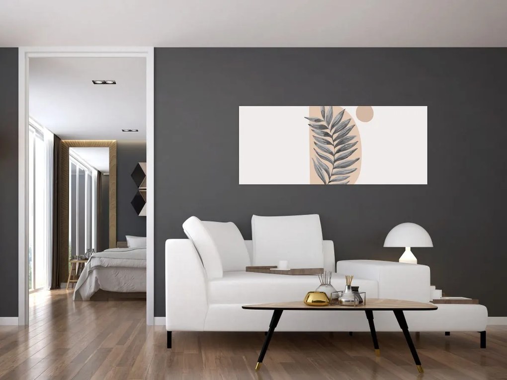 Tablou - Foaie ilustrată N⁰1 (120x50 cm)