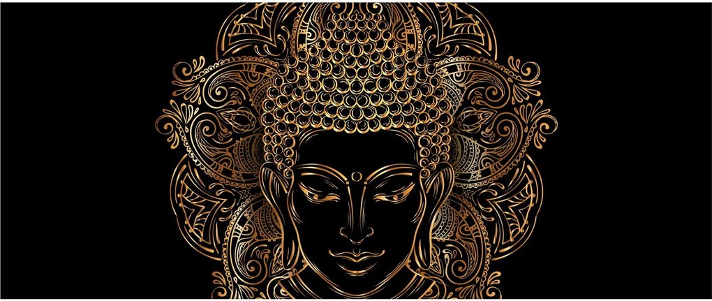 Tablou - Buddha auriu (120x50 cm)
