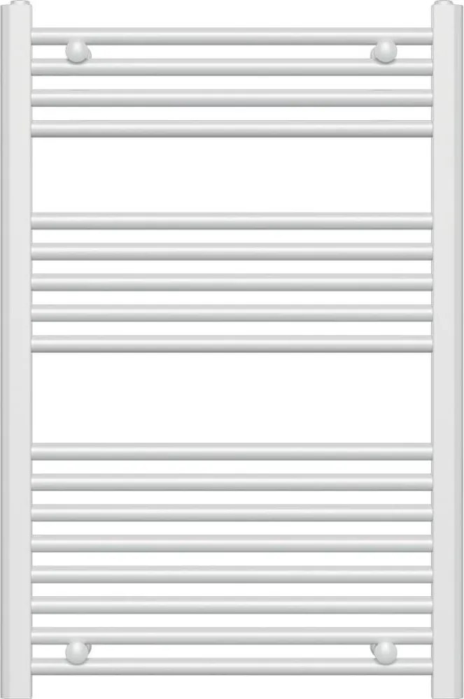 Novaservis - Radiator de baie tip scară, 90 x 60 cm, 478 W, 230 V, alb, drept
