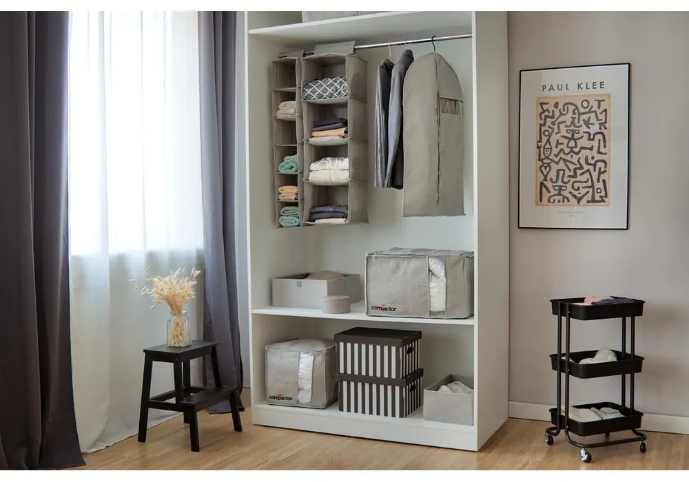 Cutie de depozitare cu vacuum Compactor Oxford, 210 l, gri