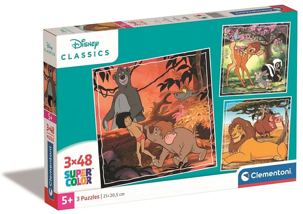 Disney Classics Timeless Puzzle Clementoni 3x48 bucăți