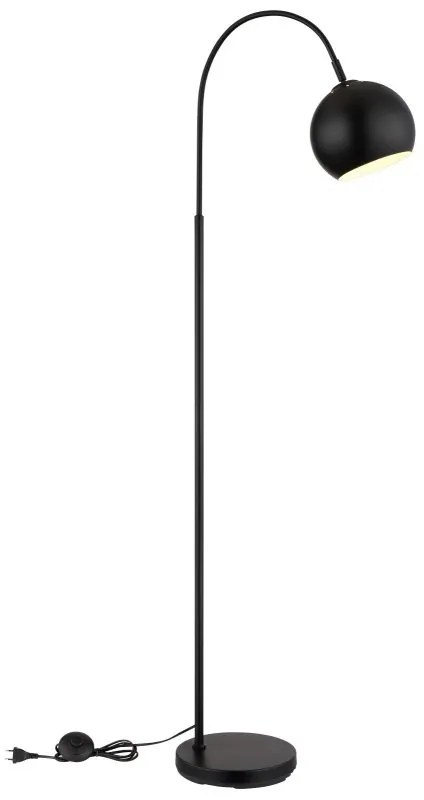 Lampadar Lampa de podea din metal negru BENNO