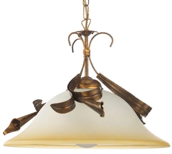 Lustră pe lanț LUCREZIA 1xE27/22W/230V bronz ONLI