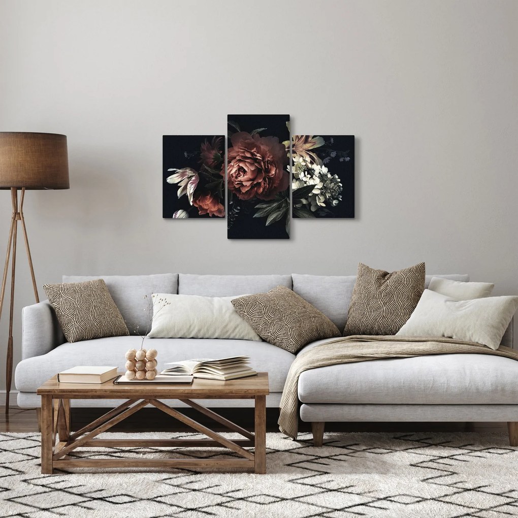 Tablou - Flori întunecate (90x60 cm)