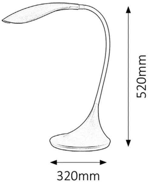 Rabalux 4164 - Lampă LED dimabilă DOMINIC, 4,5 W, 230 V