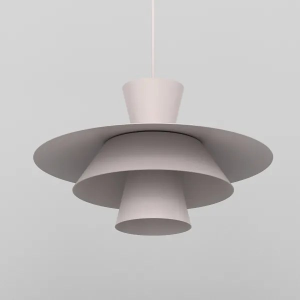Lustră suspendată pe cablu PLATO, 1xE27/15W/230V, crem