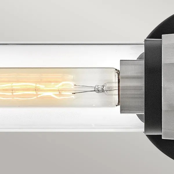 Hinkley HK-ELLISON2-BK-BN - Aplica de baie ELLISON 2xE27/40W/230V IP44 neagră