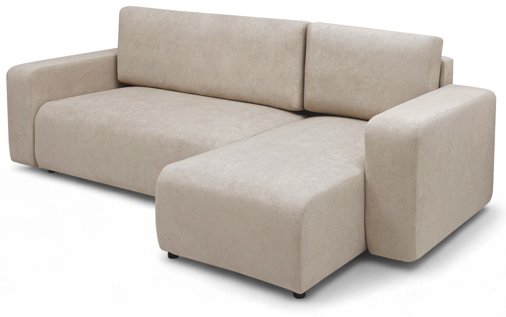 Colțar extensibil Avia Mini universal - bej țesătură boucle Gerra 105