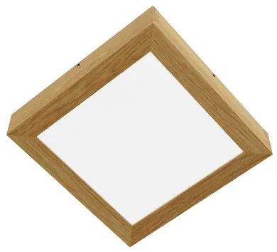 Plafonieră LED QUADRA LED/24W/230V stejar APLED