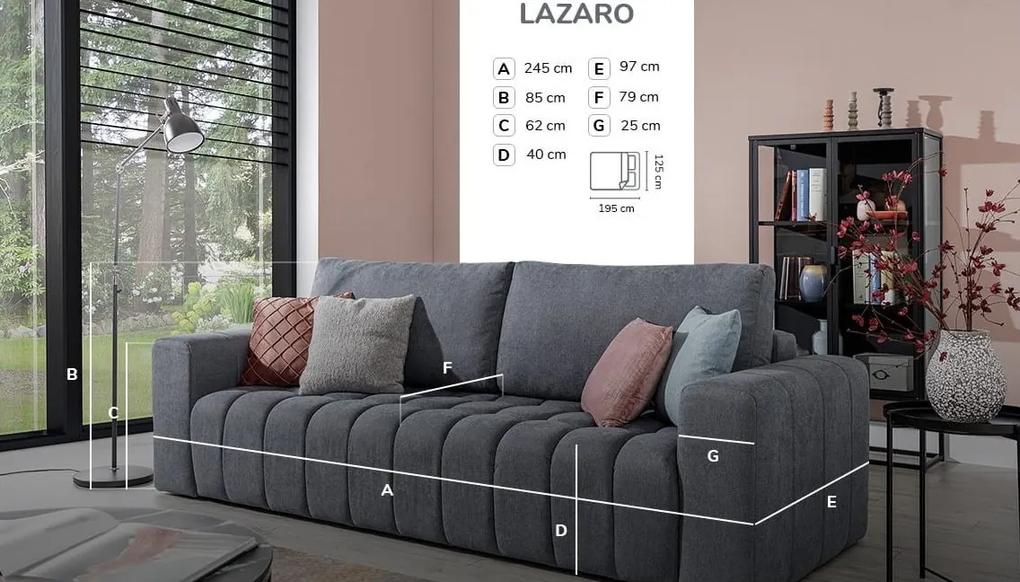 Canapea extensibila Lazaro – L245 x l97 x h85 cm