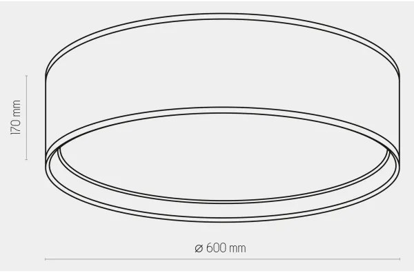Plafonieră BILBAO 4xE27/15W/230V d. 60 cm albă/aurie