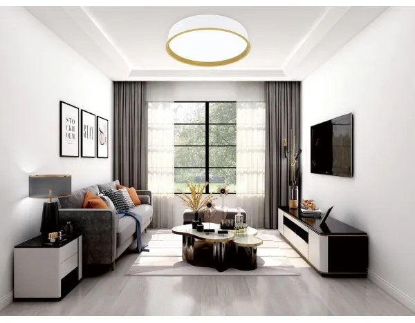 Top Light - Plafonieră LED dimabilă DEKOR LED/51W/230V + DO alb/bej