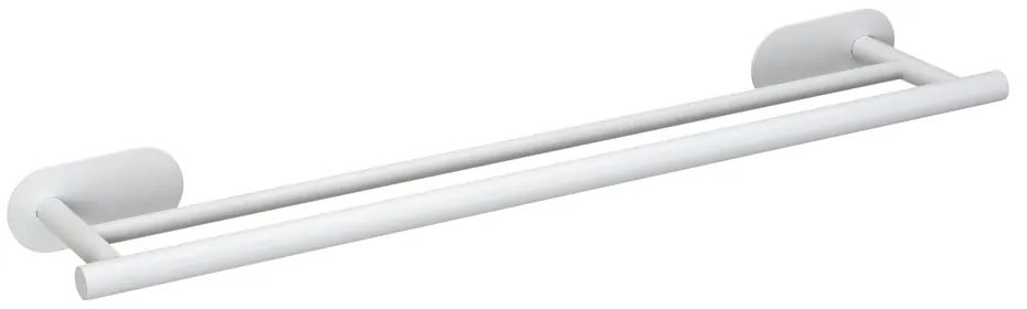 Suport pentru prosoape alb autoadeziv din oțel inoxidabil Orea Duo – Wenko