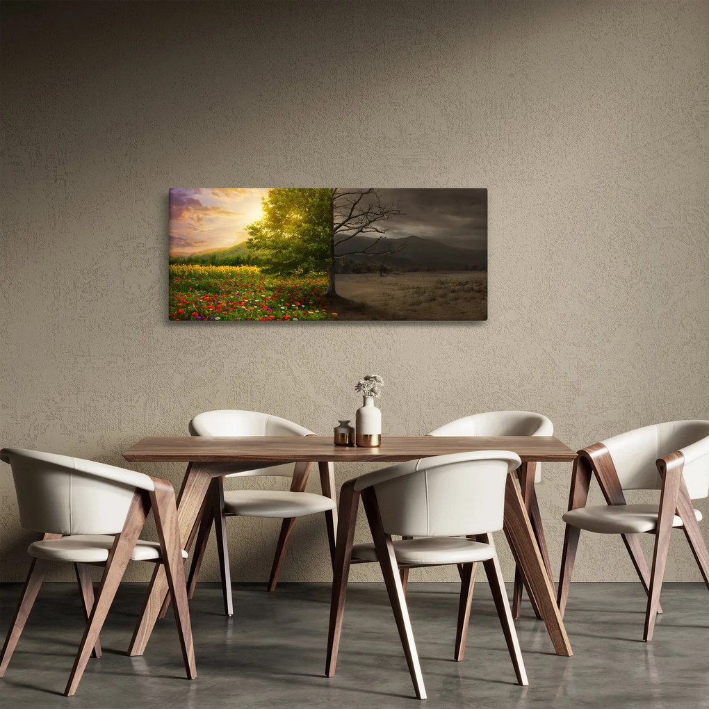 Tablou - cercul vieții (120x50 cm)