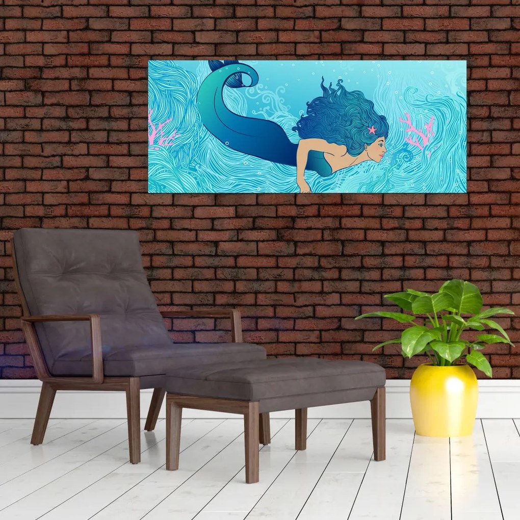 Tablou - Sirena (120x50 cm)
