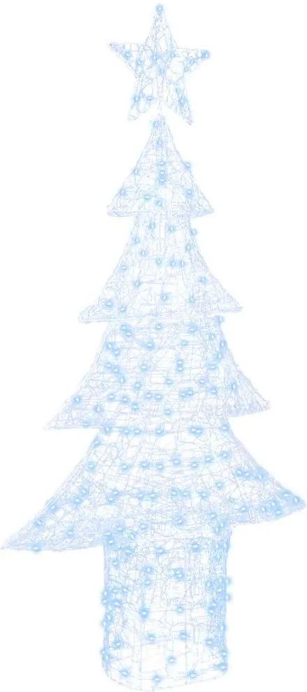 vidaXL Brad de Crăciun cu 240 LED Alb rece 180 cm Acril