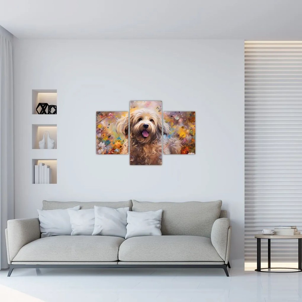 Tablou - Happy Dog II. (90x60 cm)