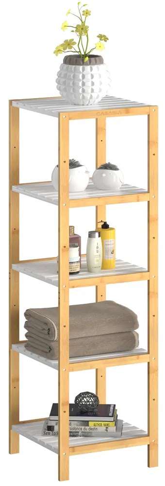 Deuba Raft bambus 140x33x33 cm - alb