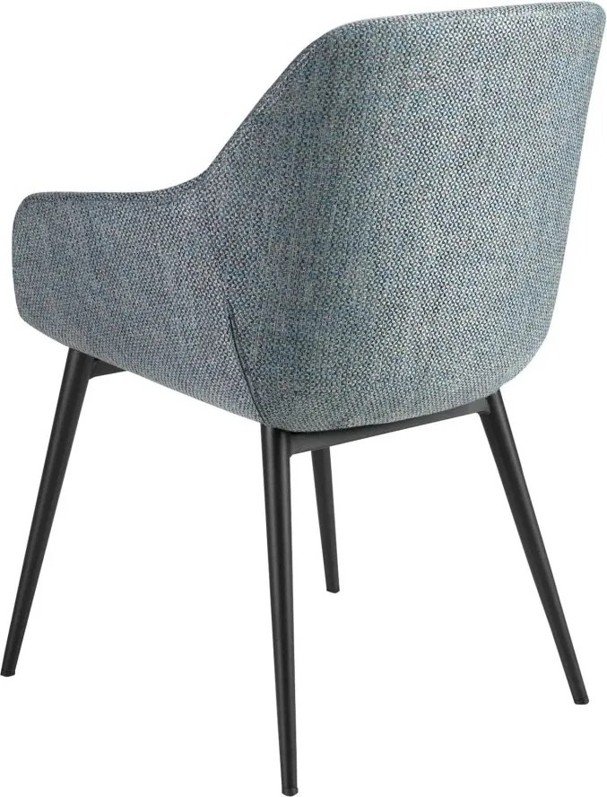 Scaun modern design italian tesatura Gri Albastrui