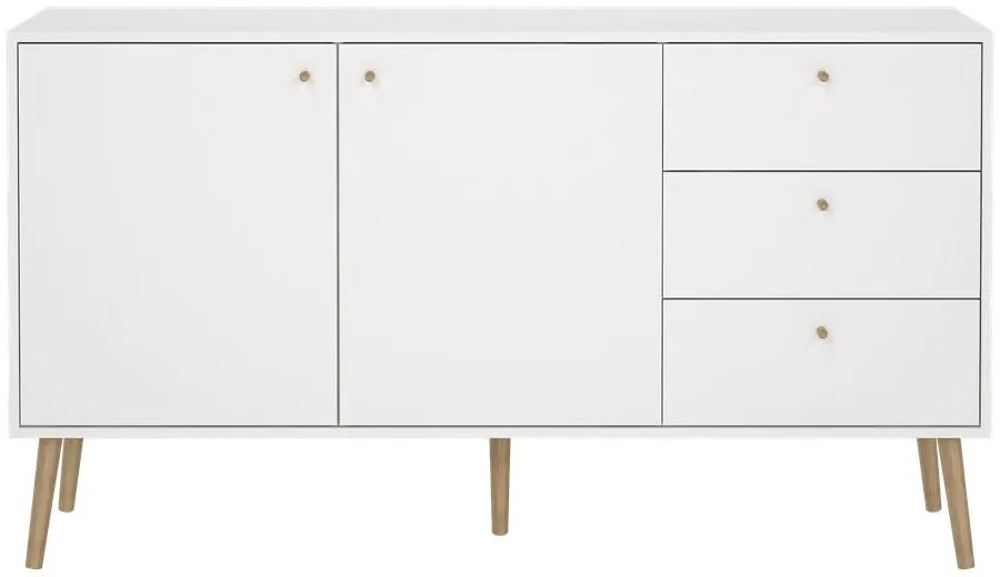 Comodă albă joasă 149x82 cm Bodo – Tvilum