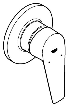 GROHE 29040001 - Baterie de duș BAUEDGE crom lucios