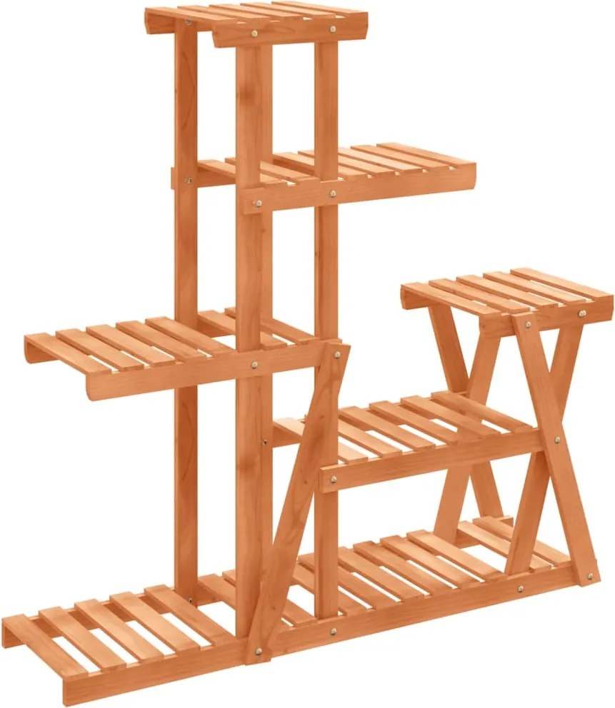 vidaXL Suport pentru flori, 95 x 25 x 96 cm, lemn masiv de brad