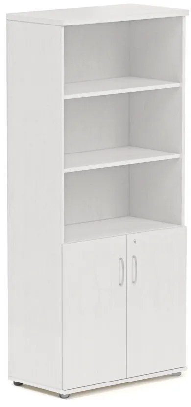 Dulap înalt Visio 80 x 38,5 x 183,5 cm, alb