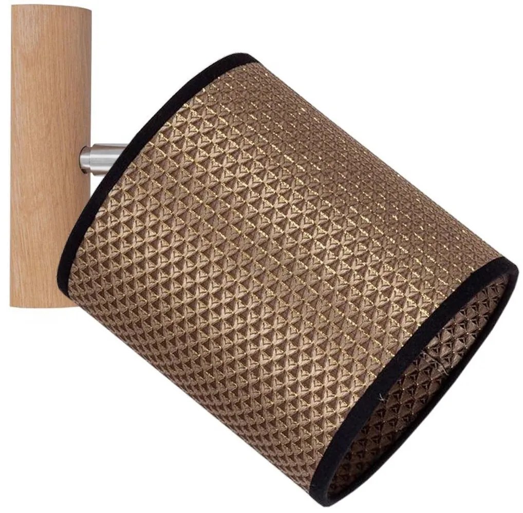 Spot-Light 2017400711553 - Aplica spot de perete BENITA, 1xE27/25W/230V, stejar