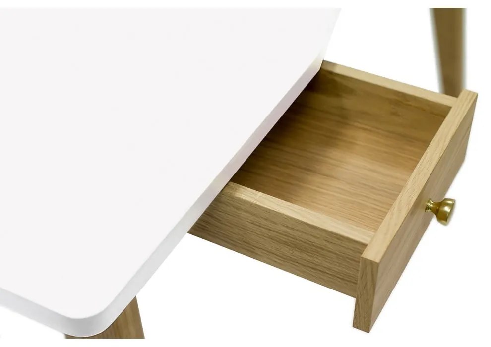 Birou cu aspect de lemn de stejar 70x140 cm Nice – Woodman