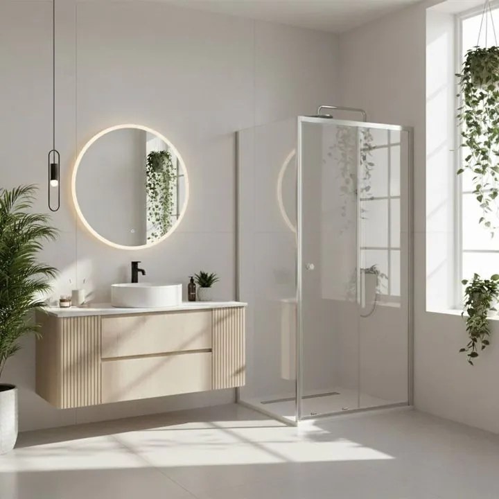 Cabina de dus Rea Primo Slide 140x70 crom