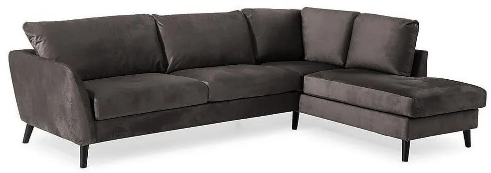 Colțar Scandinavian Choice P102Maro, 278x196x89cm, Picioare: Lemn
