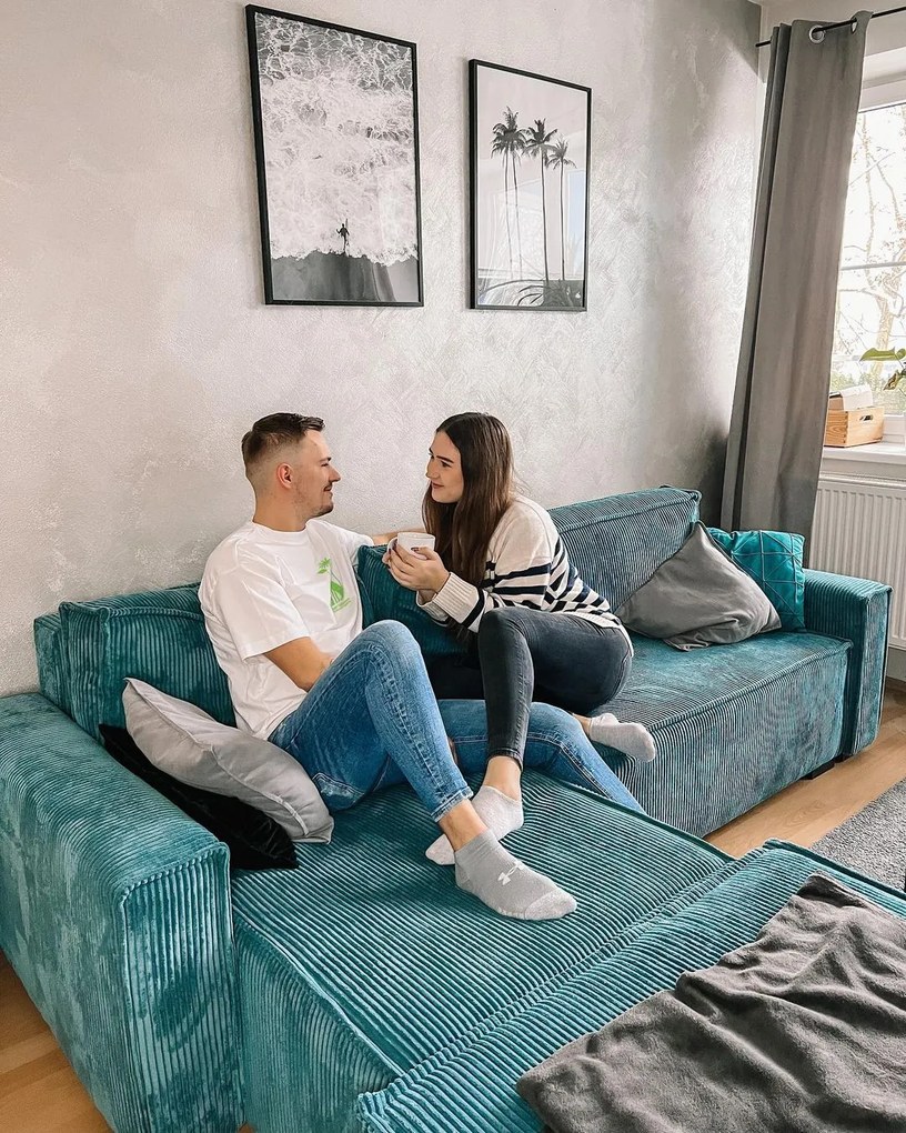 Taburet Culoare turcoaz, SMART