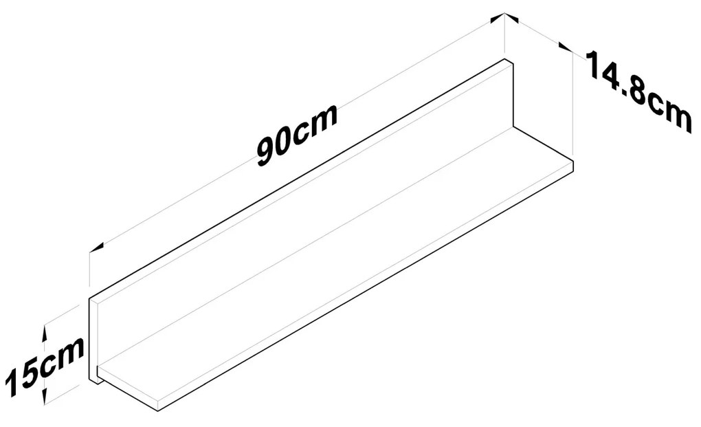 Raft AE104 Nuc 90x15x14.8 cm