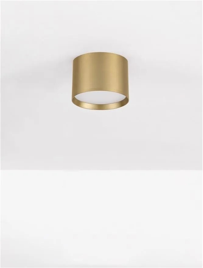 Spot LED aplicat diametru 12cm ZIAZA auriu, NVL-9695168