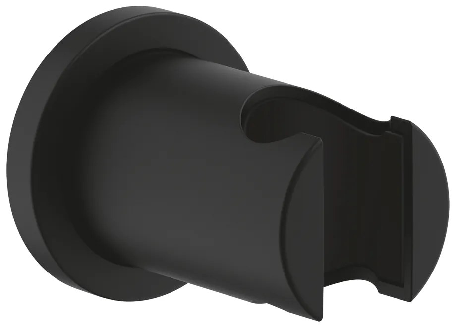 Suport para dus negru mat Phantom Black, Grohe Rainshower Negru mat