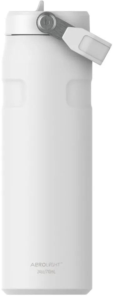 Termos alb din oțel inoxidabil 700 ml IceFlow™ Bottle Flip Straw 2.0 Frost – Stanley