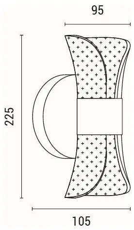 Aplică LED/8W/230V 3000K