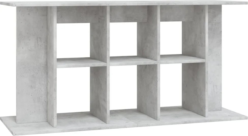 vidaXL Suport pentru acvariu, gri beton, 120x40x60 cm, lemn stratificat