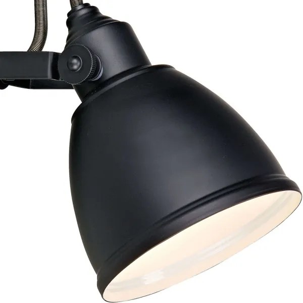 Markslöjd 105814 - Aplică perete FJÄLLBACKA 1xE14/40W/230V negru